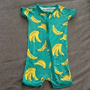 Little Sleepies Shorty Zippy - Go Bananas